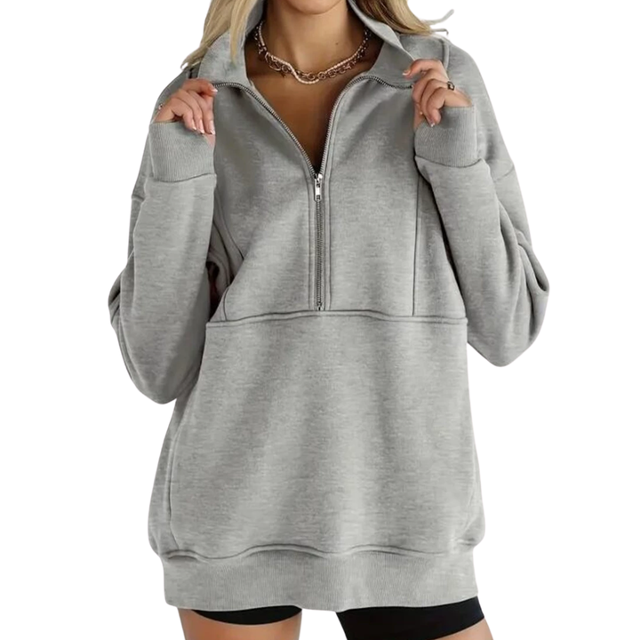 Elena | Mukava fleece puolivetoketjupaita