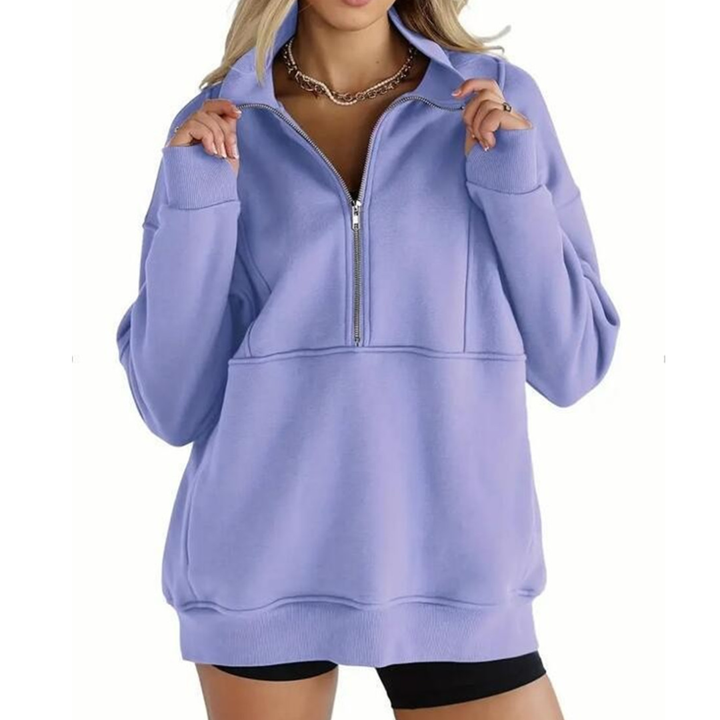 Elena | Mukava fleece puolivetoketjupaita