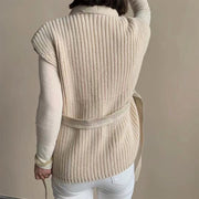 Cherry Soft Belted Wrap Puffer Vest
