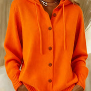 Brenda | Cozy Button Cardigan Hoodie