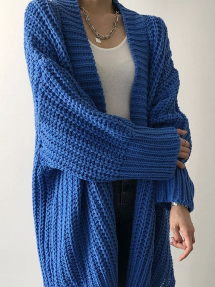 Morena | Cardigan oversize con spacco