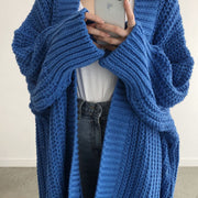 Morena | Cardigan oversize con spacco