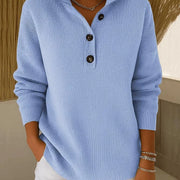 Florence | V-Neck Polo Sweater