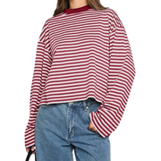 Elena | Värilohko Raita Rentosweatshirt