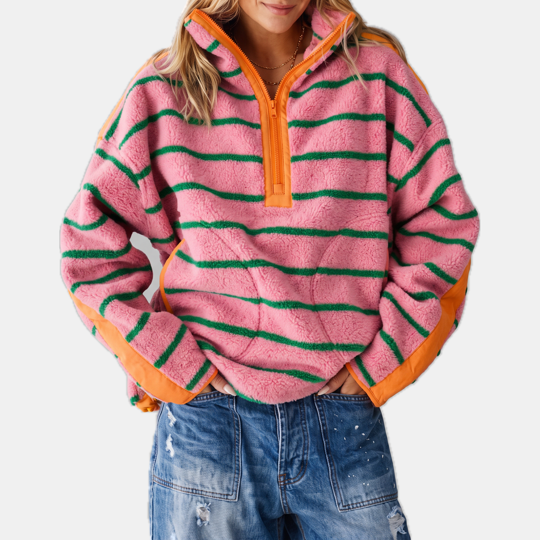 Claudine | Rentoa teddy fleece -huppari