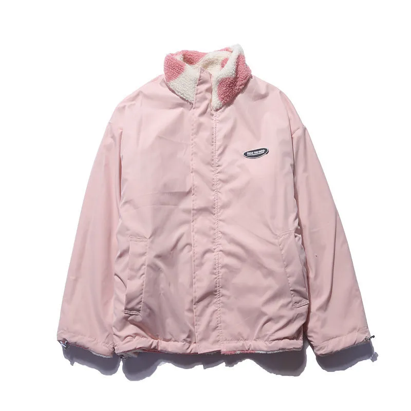 Amouré | Reversible Heart Fleece Jacket