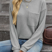 Elena | Pehmeä Collegepaita Rentoutumiseen