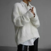 Brushed Cashmere Cardigan