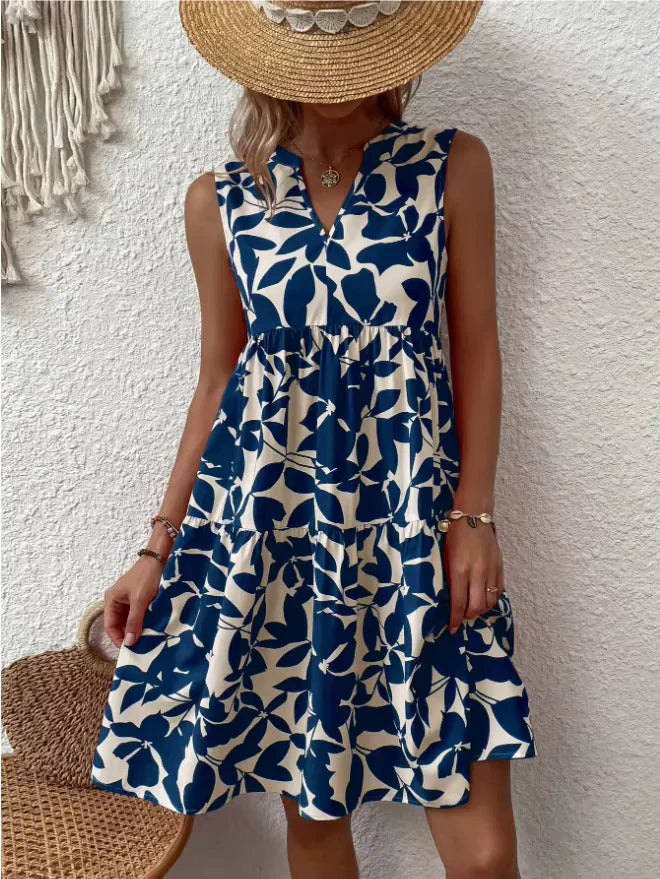 Jana™ | Hihaton kukkakuvioinen mekko