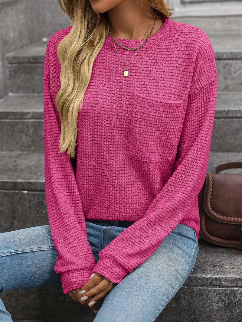 Elena | Pehmeä Collegepaita Rentoutumiseen