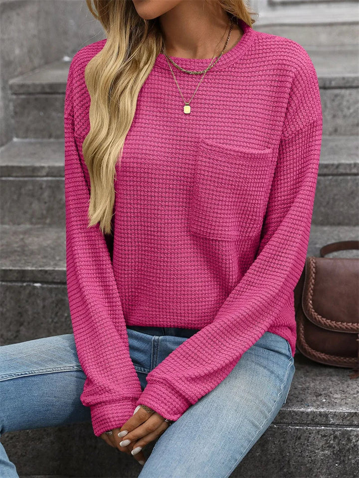 Elena | Pehmeä Collegepaita Rentoutumiseen
