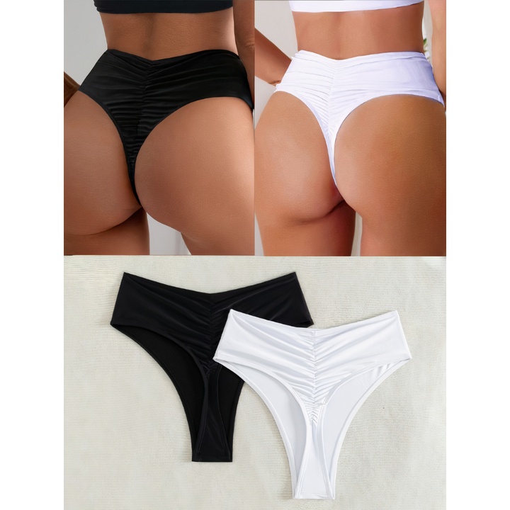 Korkeavyötäröiset bikinialaosat