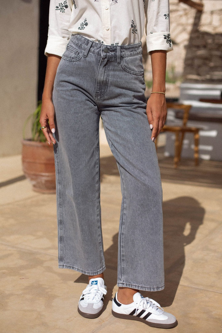 FIORENZA - Pantaloni marroni stile Austin