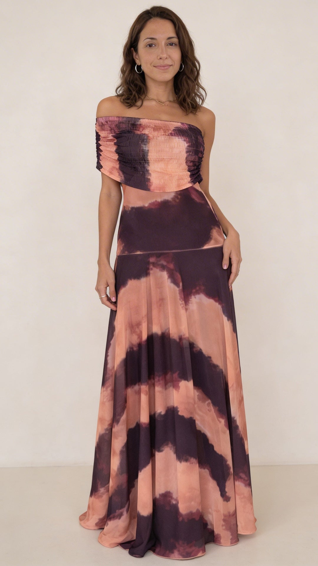 Sol | Pitkä tie dye -mekko