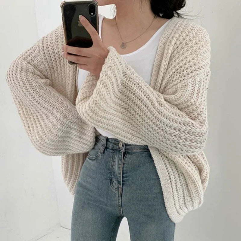 Wanda | Cardigan con maniche a lanterna