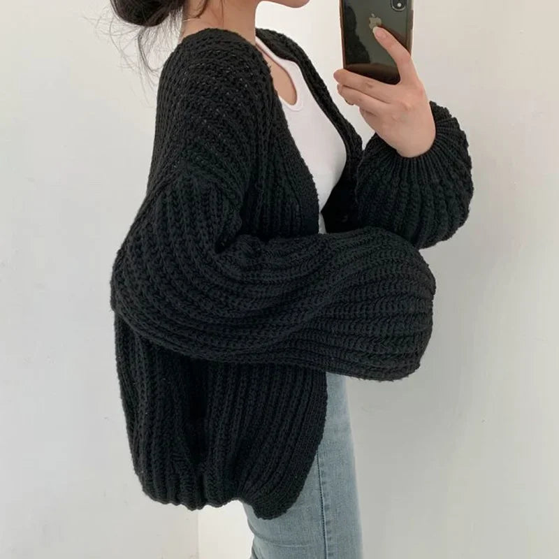 Wanda | Cardigan con maniche a lanterna