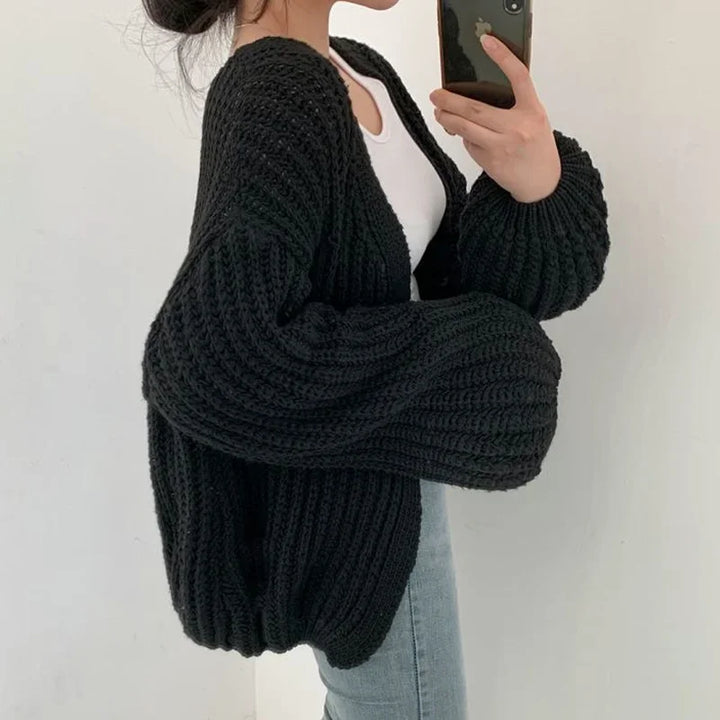 Wanda | Cardigan con maniche a lanterna
