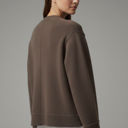 Women’s Cardigan with V-Neckline and Patch Pockets