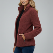 Clara | Teksturoitu fleece-takki