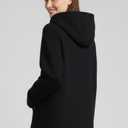 Women’s Hooded Jacket with Zip and Pockets