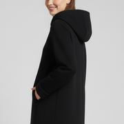 Women’s Hooded Jacket with Zip and Pockets