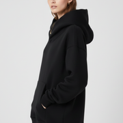 Women’s Hoodie with High Neck and Wide Hood