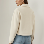 Women’s Jacket with Button Closure and Chest Pockets