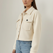 Women’s Jacket with Button Closure and Chest Pockets