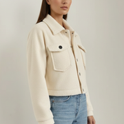 Women’s Jacket with Button Closure and Chest Pockets