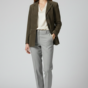 Women’s Jacket with Button Closure and Front Pockets