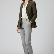Women’s Jacket with Button Closure and Front Pockets