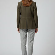 Women’s Jacket with Button Closure and Front Pockets