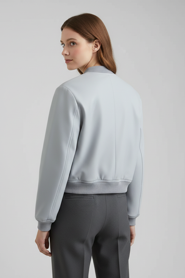 Women’s Jacket with Button Closure and Pockets