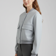 Women’s Jacket with Button Closure and Pockets