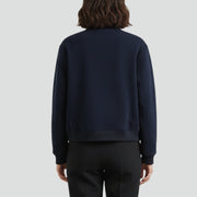 Women’s Jacket with Button Closure and Ribbed Hem