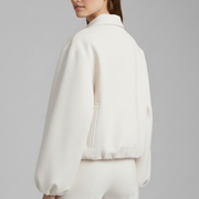 Women’s Jacket with Collar and Elasticated Hem