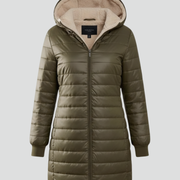 Women’s Jacket with Hood and Zip Closure