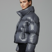 Women’s Jacket with Hood and Zip Closure
