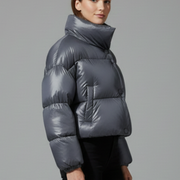 Women’s Jacket with Hood and Zip Closure