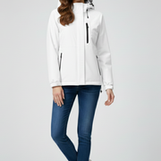 Women’s Jacket with Hood and Zippered Pockets