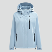 Women’s Jacket with Hood and Zippered Pockets
