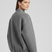Women’s Jacket with Open Front and Patch Pockets