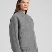 Women’s Jacket with Open Front and Patch Pockets