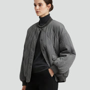 Women’s Jacket with Quilted Surface and Pockets