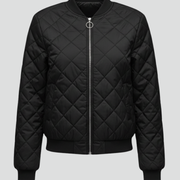 Women’s Jacket with Quilted Surface and Zip Closure