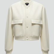 Women’s Jacket with Zip Detail and Sleeveless Design