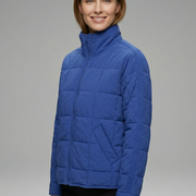 Women’s Jacket with Zip and Quilted Surface