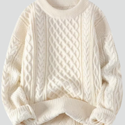 Women’s Jumper with Crew Neck and Ribbed Hem