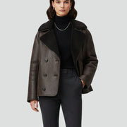 Women’s Long Sleeve Jacket with Shearling Lining