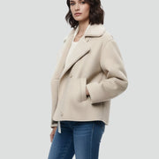 Women’s Long Sleeve Jacket with Shearling Lining